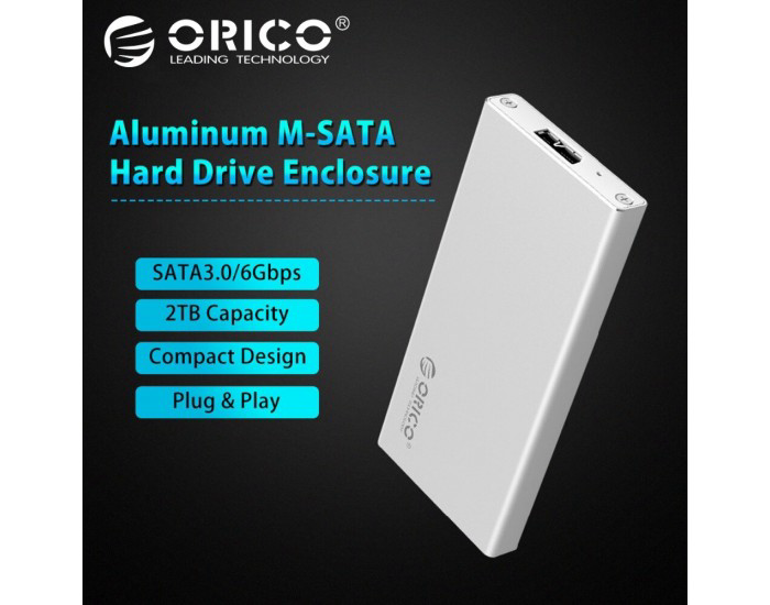 ORICO SSD CASING FOR MSATA TO USB 3.0 (MSA U3)